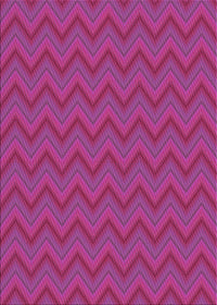 Machine Washable Transitional Neon Pink Rug, wshpat396pur