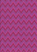 Machine Washable Transitional Neon Pink Rug, wshpat396pur