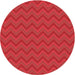 Square Patterned Red Rug, pat396rd
