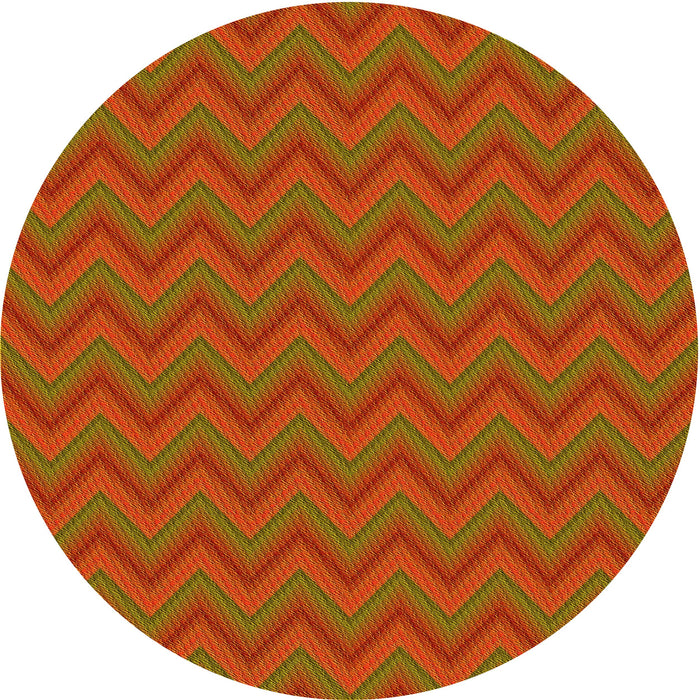 Square Patterned Neon Red Rug, pat396yw