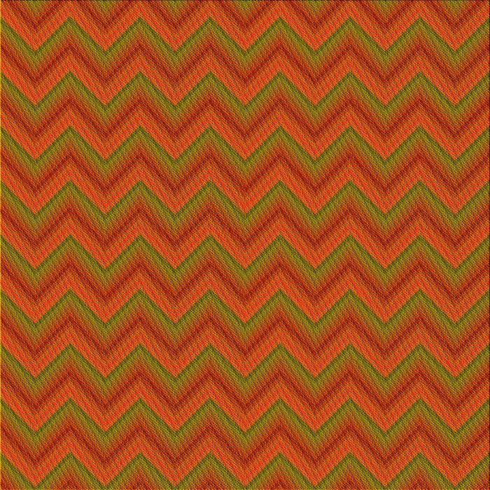 Round Patterned Neon Red Rug, pat396yw