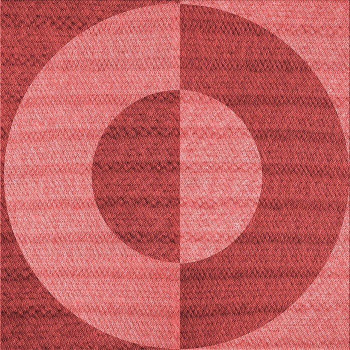 Round Machine Washable Transitional Red Rug, wshpat3960rd