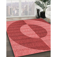 Patterned Red Rug, pat3960rd