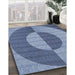 Machine Washable Transitional Blue Rug in a Family Room, wshpat3960