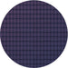 Square Patterned Deep Periwinkle Purple Rug, pat3961blu