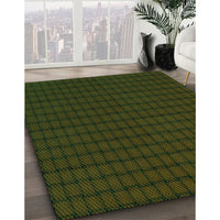 Patterned Midnight Gray Rug, pat3961grn
