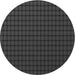 Square Patterned Charcoal Black Rug, pat3961gry