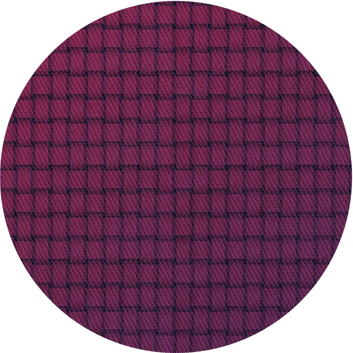 Square Machine Washable Transitional Medium Violet Red Pink Rug in a Living Room, wshpat3961pur