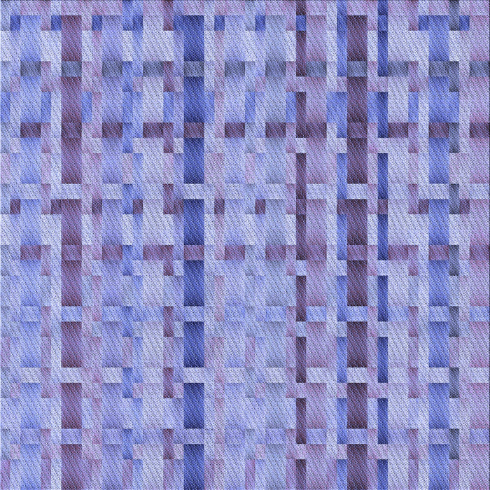 Round Patterned Jeans Blue Rug, pat3962blu