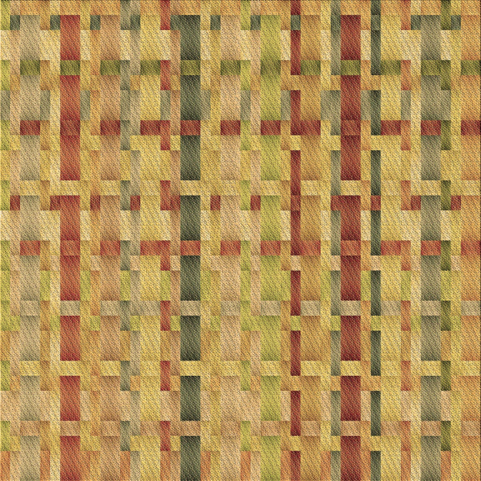 Round Patterned Yellow Rug, pat3962brn