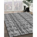 Patterned Dark Gray Rug in Family Room, pat3962gry