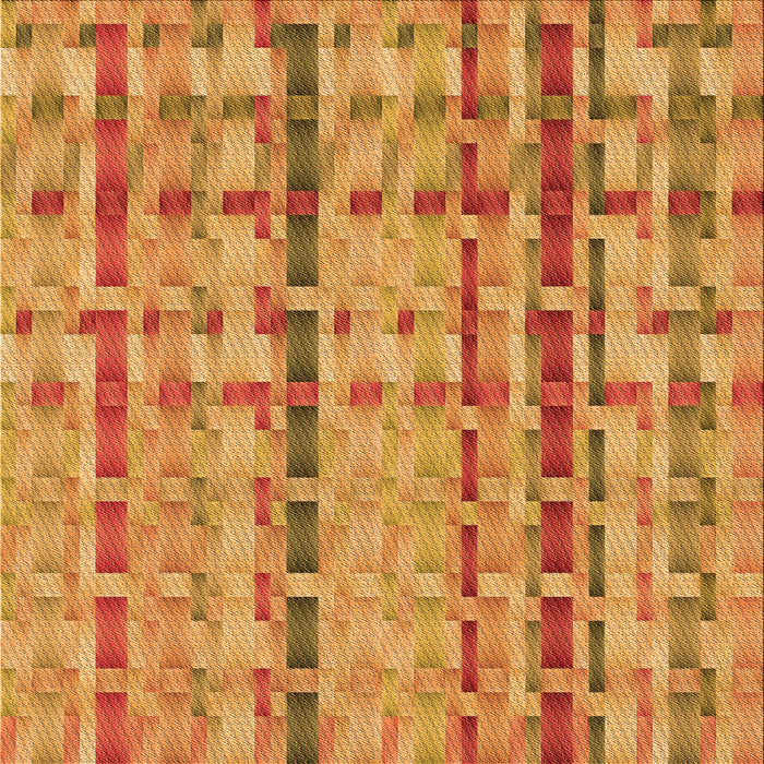 Round Patterned Orange Red Orange Rug, pat3962org