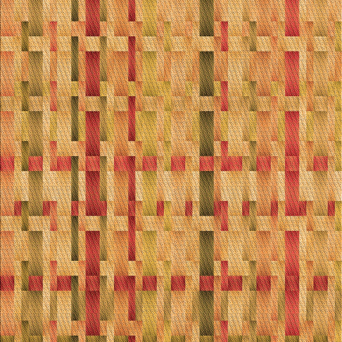 Patterned Orange Red Orange Rug, pat3962org