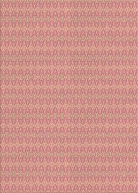 Machine Washable Transitional Red Rug, wshpat3963brn