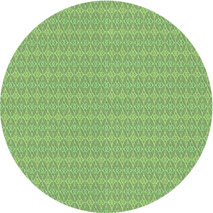Square Machine Washable Transitional Green Rug in a Living Room, wshpat3963grn