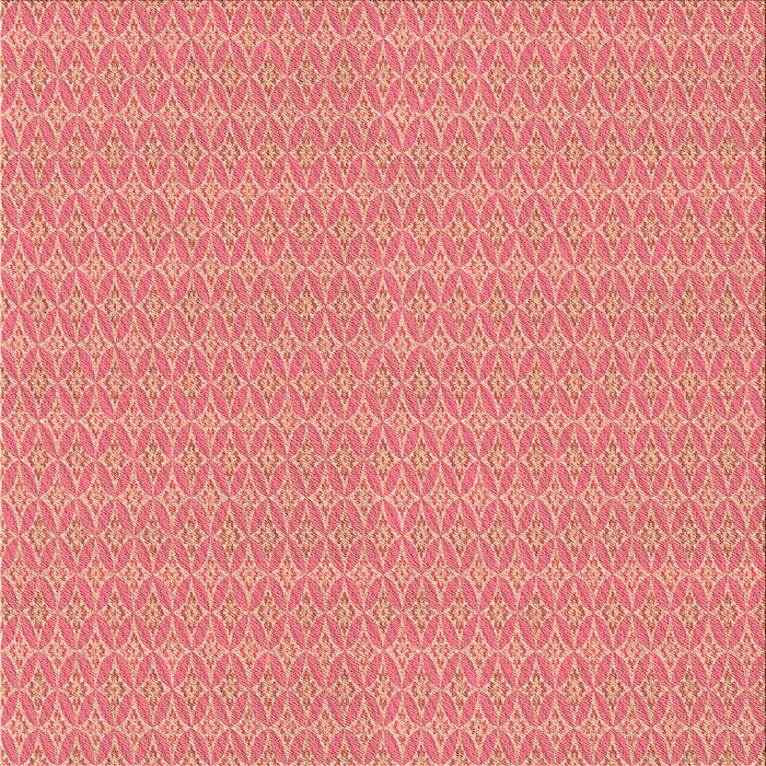 Round Patterned Crimson Red Rug, pat3963org