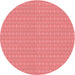 Square Machine Washable Transitional Light Coral Pink Rug in a Living Room, wshpat3963rd