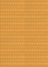 Machine Washable Transitional Neon Orange Rug, wshpat3963yw