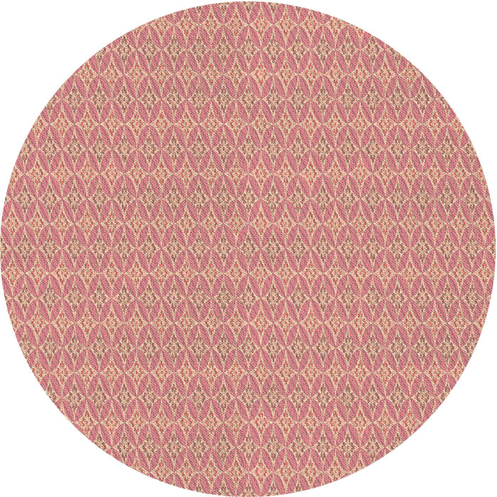 Square Patterned Red Rug, pat3964brn