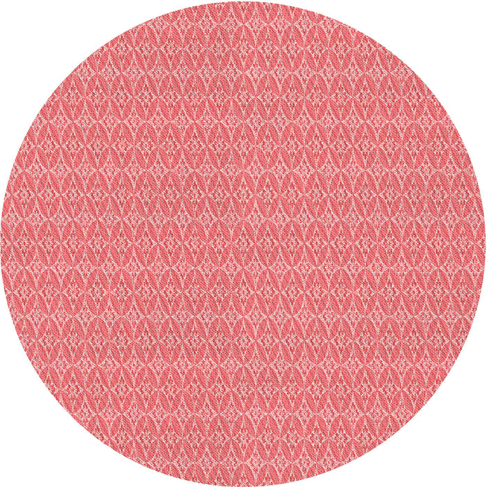Square Machine Washable Transitional Light Coral Pink Rug in a Living Room, wshpat3964rd