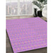 Machine Washable Transitional Crimson Purple Rug in a Family Room, wshpat3964
