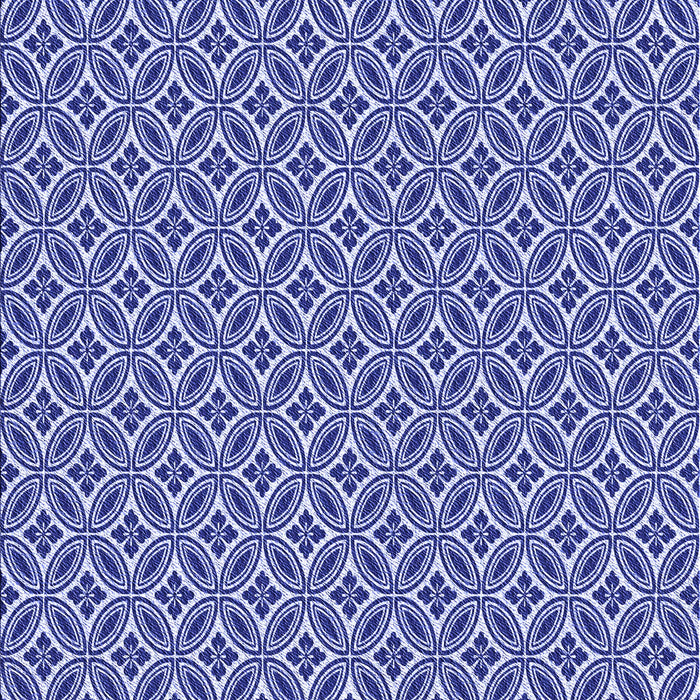 Patterned Cobalt Blue Rug, pat3965blu