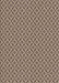 Square Patterned Bakers Brown Rug, pat3965brn