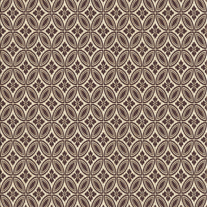 Square Patterned Bakers Brown Rug, pat3965brn
