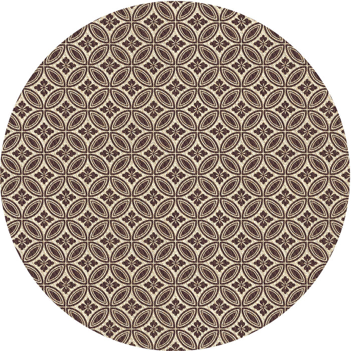 Square Machine Washable Transitional Bakers Brown Rug in a Living Room, wshpat3965brn