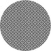 Square Patterned Dark Gray Black Rug, pat3965gry