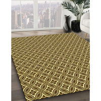 Patterned Red Brown Rug, pat3965yw