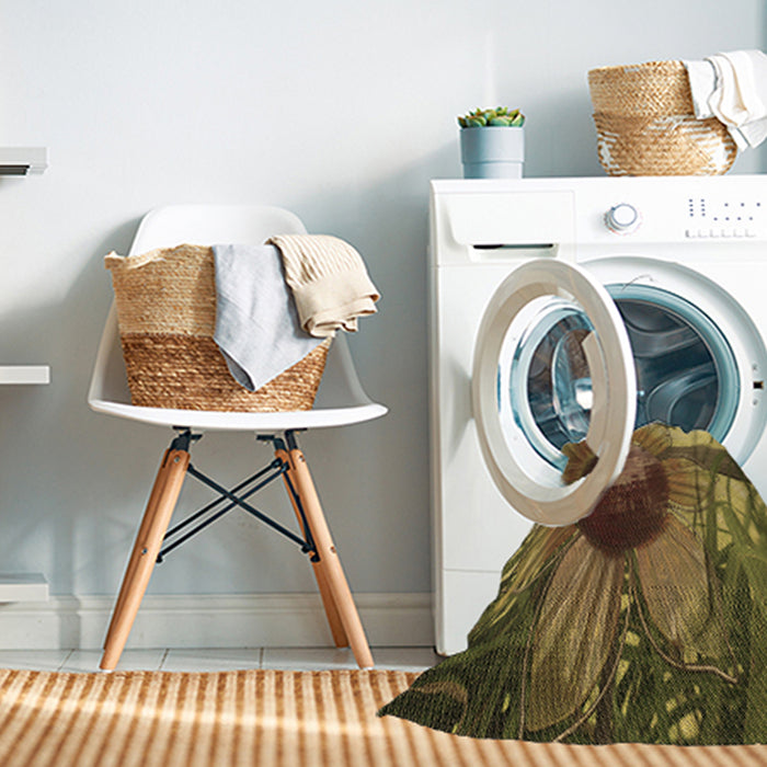 Machine Washable Transitional Caramel Brown Rug in a Washing Machine, wshpat3966brn