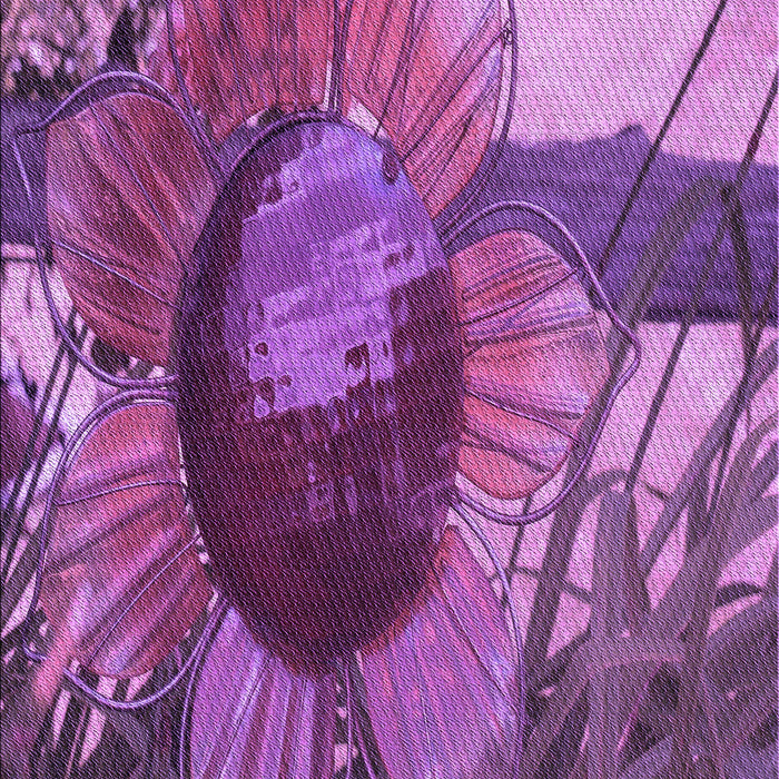 Patterned Dark Magenta Purple Rug, pat3966pur