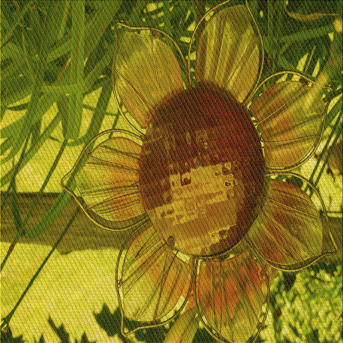 Round Patterned Dark Bronze Brown Rug, pat3966yw