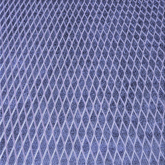 Round Patterned Deep Periwinkle Purple Rug, pat3967blu