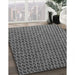 Machine Washable Transitional Gunmetal Gray Rug in a Family Room, wshpat3967gry