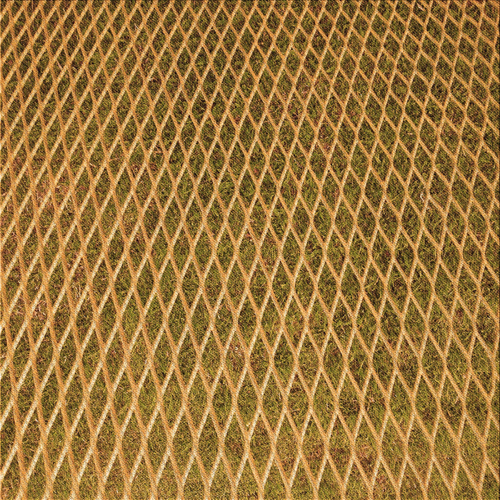 Round Patterned Dark Bronze Brown Rug, pat3967org