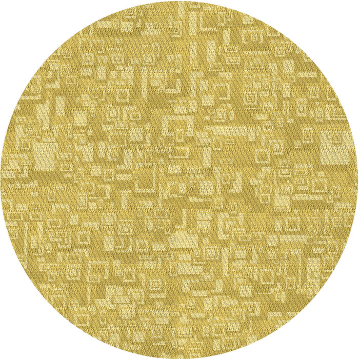 Square Machine Washable Transitional Bright Gold Yellow Rug in a Living Room, wshpat3968brn