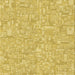 Round Machine Washable Transitional Bright Gold Yellow Rug, wshpat3968brn