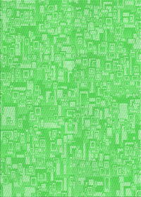 Machine Washable Transitional Neon Green Rug, wshpat3968grn