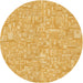 Square Machine Washable Transitional Chrome Gold Yellow Rug in a Living Room, wshpat3968org