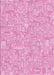 Machine Washable Transitional Pastel Purple Pink Rug, wshpat3968pur