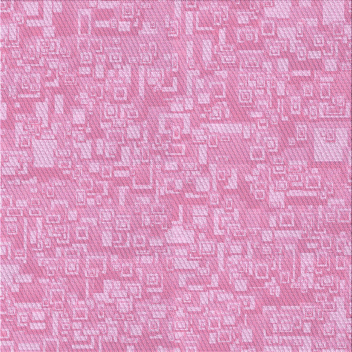 Round Patterned Pastel Purple Pink Rug, pat3968pur