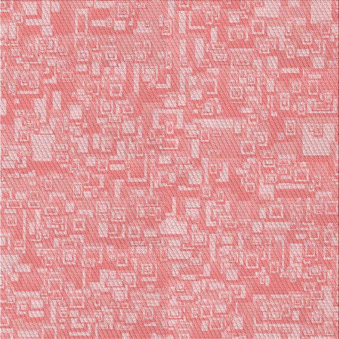 Round Machine Washable Transitional Pastel Pink Rug, wshpat3968rd