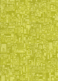 Machine Washable Transitional Yellow Rug, wshpat3968