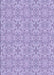 Machine Washable Transitional Medium Purple Rug, wshpat3969blu