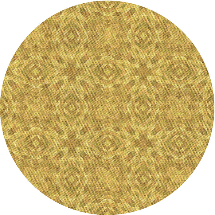 Square Machine Washable Transitional Cinnamon Brown Rug in a Living Room, wshpat3969brn