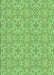 Machine Washable Transitional Emerald Green Rug, wshpat3969lblu