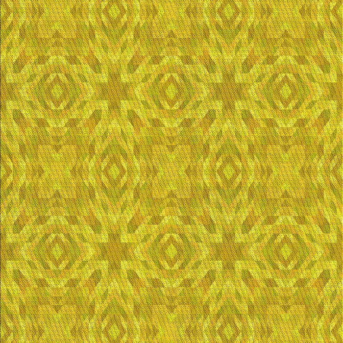 Machine Washable Transitional Golden Yellow Rug, wshpat3969yw