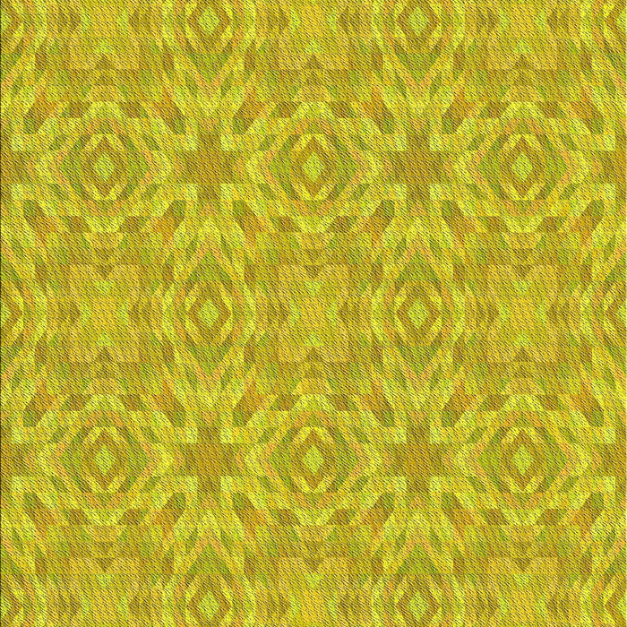 Patterned Yellow Novelty Rug, pat3969